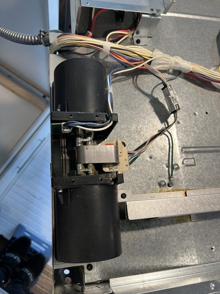 GE Oven stuck fan picture